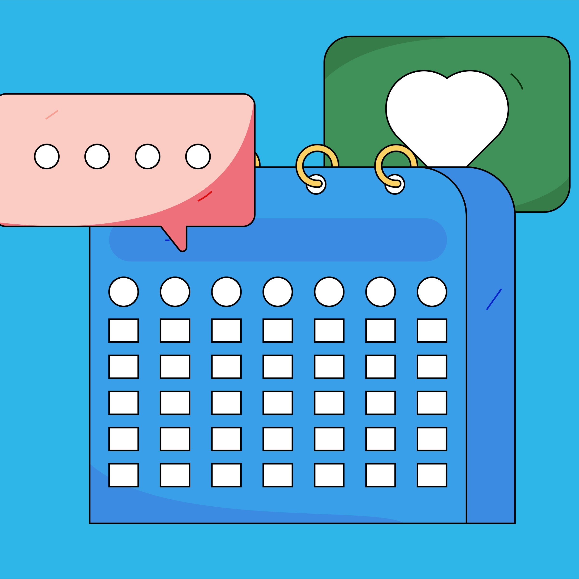 When friendship means scheduling a dinner date four weeks out